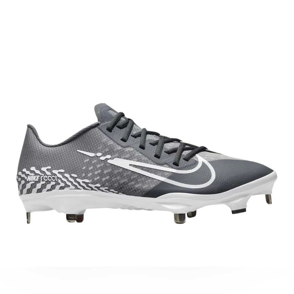 Nike React Vapor Ultrafly Elite 4 'Light Smoke Grey' Baseball Cleats| White
New